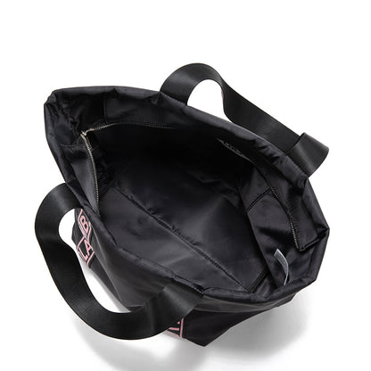 A versatile everyday tote bag designed for style and function. Made from durable lightweight nylon with bold logo shoulder straps, it’s perfect for work, travel, shopping, and daily use.