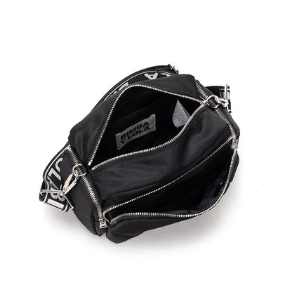 A sleek and lightweight crossbody bag designed for everyday use. Crafted from durable nylon with a soft-touch finish, it combines practicality and minimalist style—perfect for travel, errands, or casual outings
