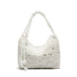 Bolsa Crochet Boho para Mujer | Bolso Tejido a Mano Elegante para Playa, Viajes y Uso Diario
