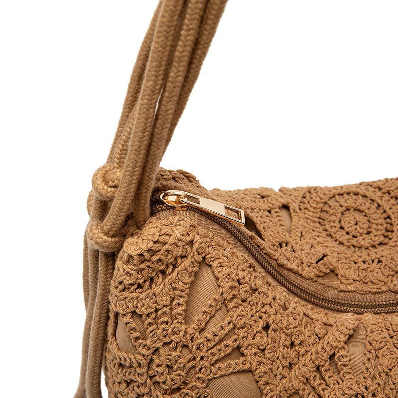 Boho Crochet Bag for Women | Elegant Hand-Woven Handbag for Beach, Travel, and Daily Use