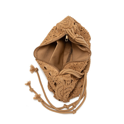 Boho Crochet Bag for Women | Elegant Hand-Woven Handbag for Beach, Travel, and Daily Use