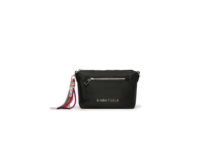 A stylish compact crossbody bag designed for everyday elegance. Featuring a lightweight nylon body in soft purple with gold-tone accents and a playful tassel strap, it’s perfect for daily outings, travel, and casual chic look