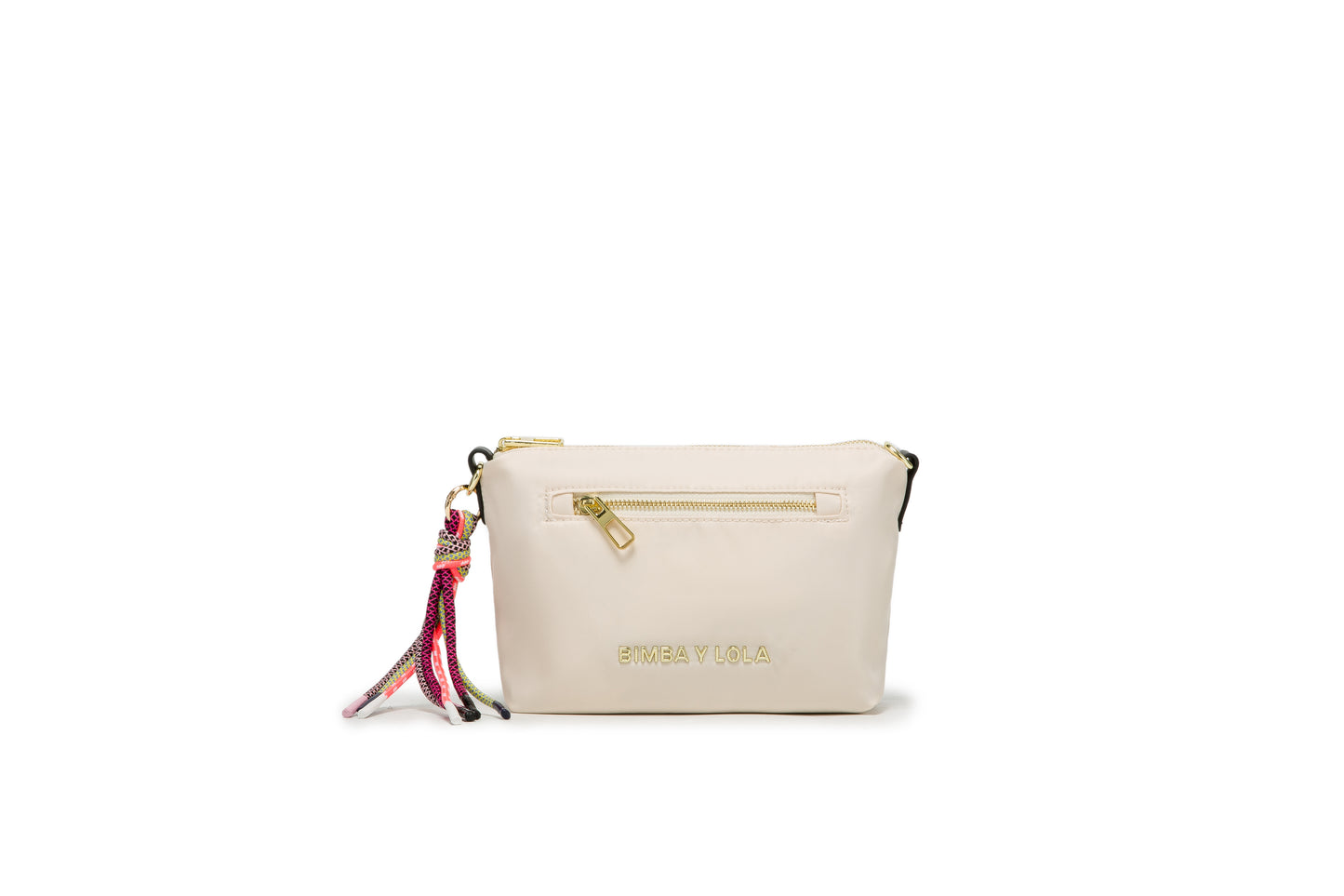 A stylish compact crossbody bag designed for everyday elegance. Featuring a lightweight nylon body in soft purple with gold-tone accents and a playful tassel strap, it’s perfect for daily outings, travel, and casual chic look