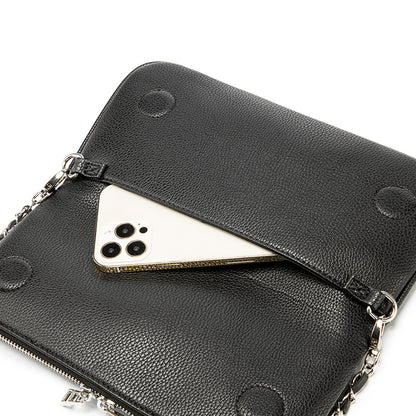 Luxury Rhinestone Studded Clutch Bag – Black Chain Crossbody Evening BagWhether worn as a clutch or crossbody, it’s your go-to accessory for elevating any outfit instantly.