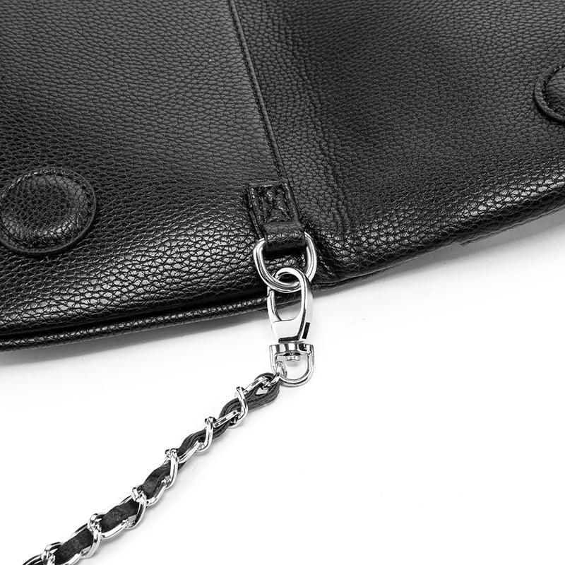 Make a bold statement with this edgy yet elegant studded crossbody bag. Designed for modern fashion lovers, this piece combines textured leather with sparkling metal studs, creating the perfect balance of luxury and street style.