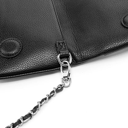 Make a bold statement with this edgy yet elegant studded crossbody bag. Designed for modern fashion lovers, this piece combines textured leather with sparkling metal studs, creating the perfect balance of luxury and street style.
